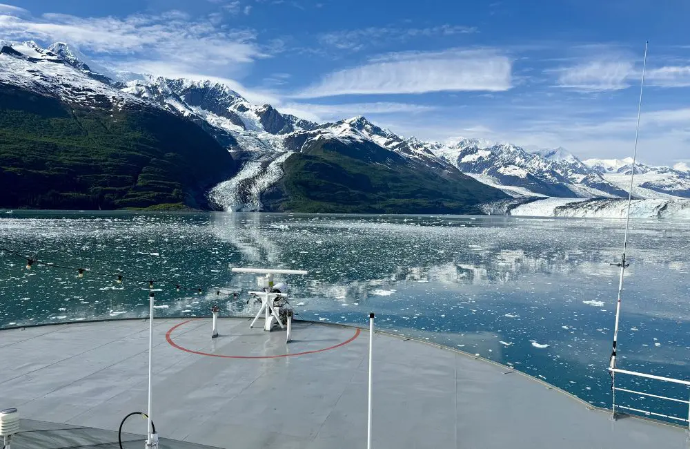 HX sets a new course in Alaska; Karryon was on board 7 College Fjord