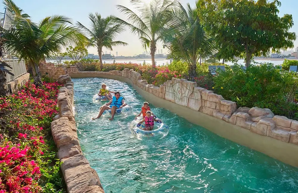 Atlantis, The Palm's Aquaventure World is the world's largest waterpark.