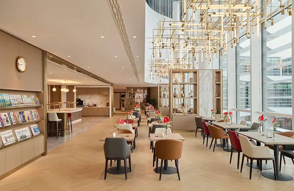 Emirates unveils next-gen lounge concept with Aussie cities on the global network rollout 5 New Emirates lounge concept at Munich Airport.Image: Toby Mitchell