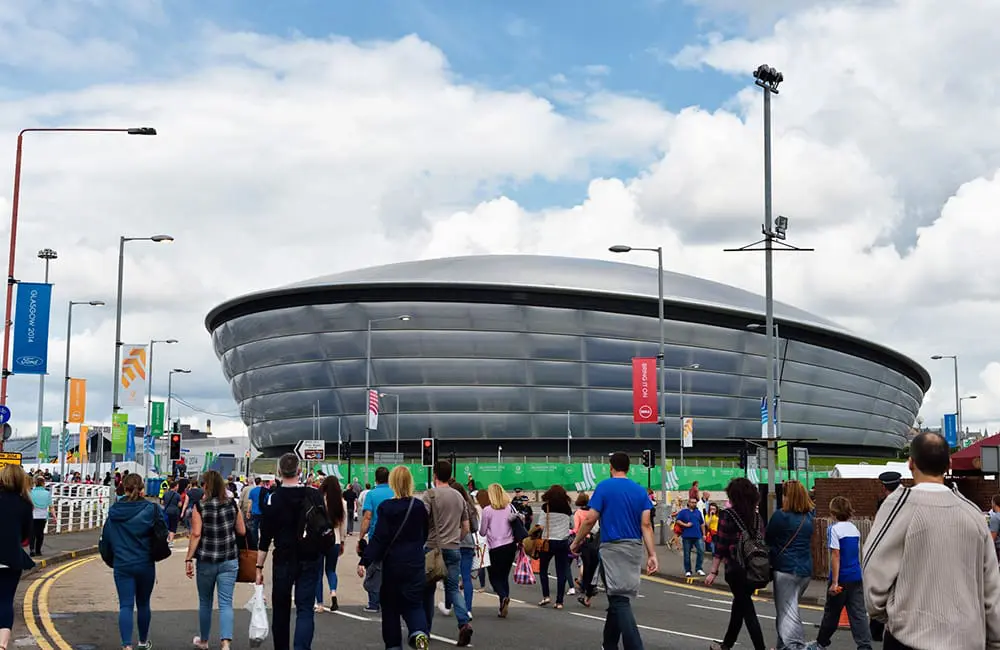 Glasgow 2026 Commonwealth Games kicks off putting Scotland in the spotlight 1 Crowds walking towards the Hydro venue during the 2014 Glasgow Commonwealth Games. Image: JohnFScott/iStock