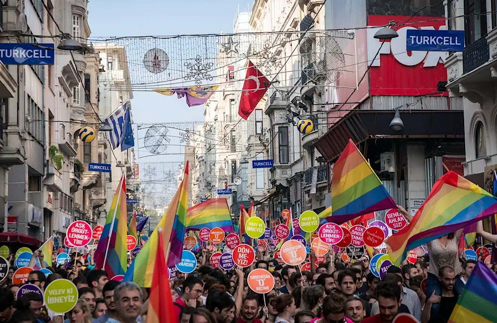 Denied entry: Türkiye blocks LGBTQIA+ cruise, a warning for Aussie sellers 2 Istanbul, Turkey - June 2013: Pride Parade in Taksim Square, Istanbul Image: iStock | CanY71