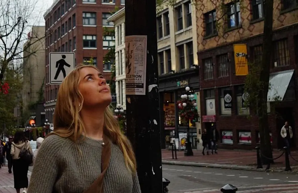 Canada Field Notes: Ella Uebergang on why travellers shouldn’t wait for winter in Canada 2 Ella in Gastown
