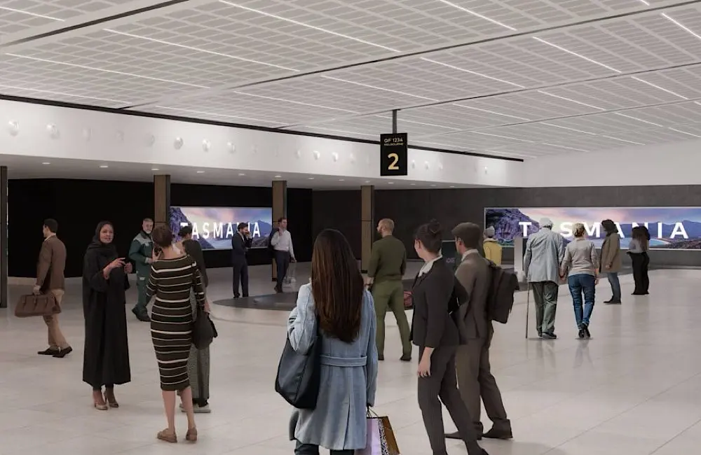 Hobart Airport opens new arrivals area in $200m upgrade