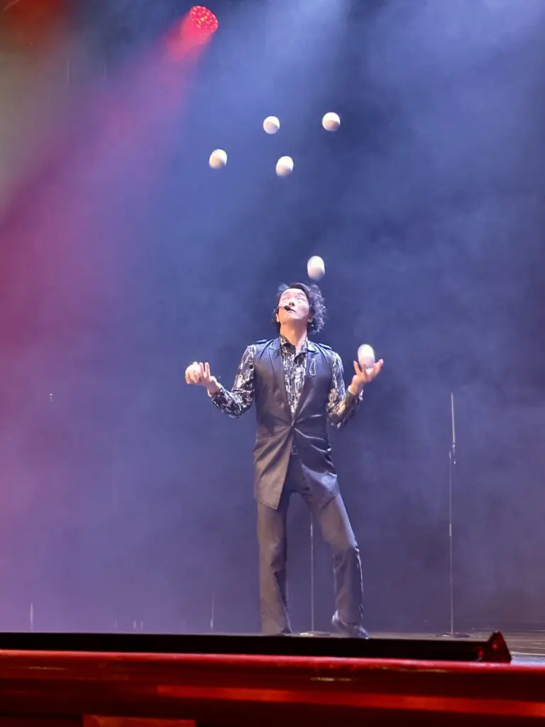 After countless trips to Japan, I just cruised there for the first time; here’s my verdict 10 Tempei's juggling delighted the audience.