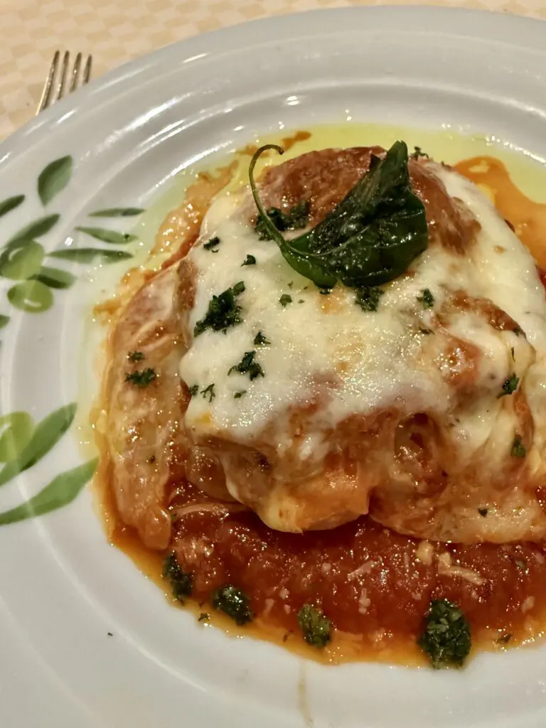 After countless trips to Japan, I just cruised there for the first time; here’s my verdict 8 An eggplant parma at Sabatini’s.