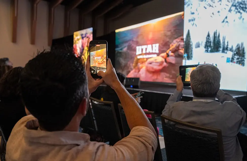 Utah eyes 2034 Winter Olympics with flurry of upgraded visitor experiences you can enjoy now 3 International travel media get the lowdown on Visit Utah's tourism updates at IPW 2026. Image: U.S. Travel Association