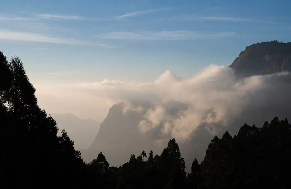 View from Alishan mountain resort in Taiwan. Image: InsideAsia