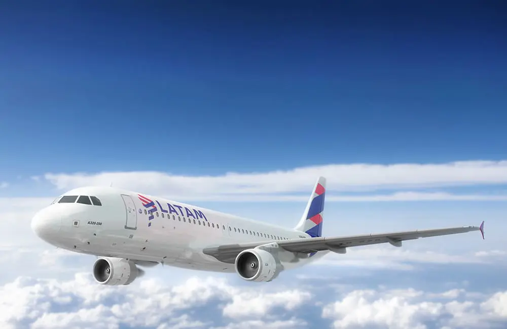 LATAM's Airbus A320neo aircraft.