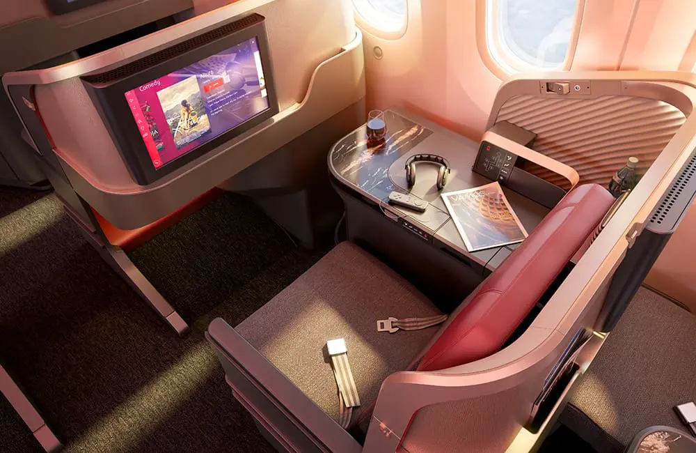 Business Class suite on the Boeing B787 aircraft.