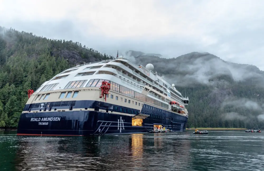 HX sets a new course in Alaska; Karryon was on board