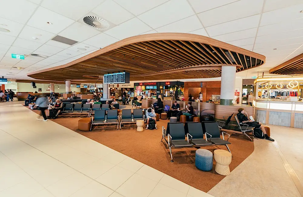 Perth Airport opens new-look T1 International retail precinct ahead of winter peak 1 T1 L2 Food Precinct, Perth Airport