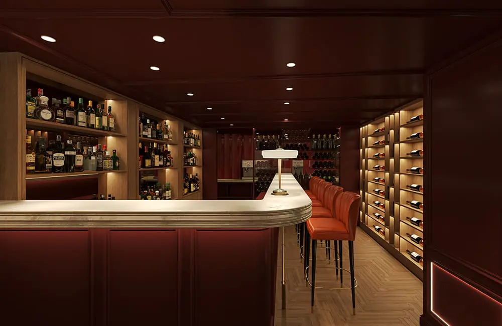 Render of Fayre bar at The Shepherd Mayfair.