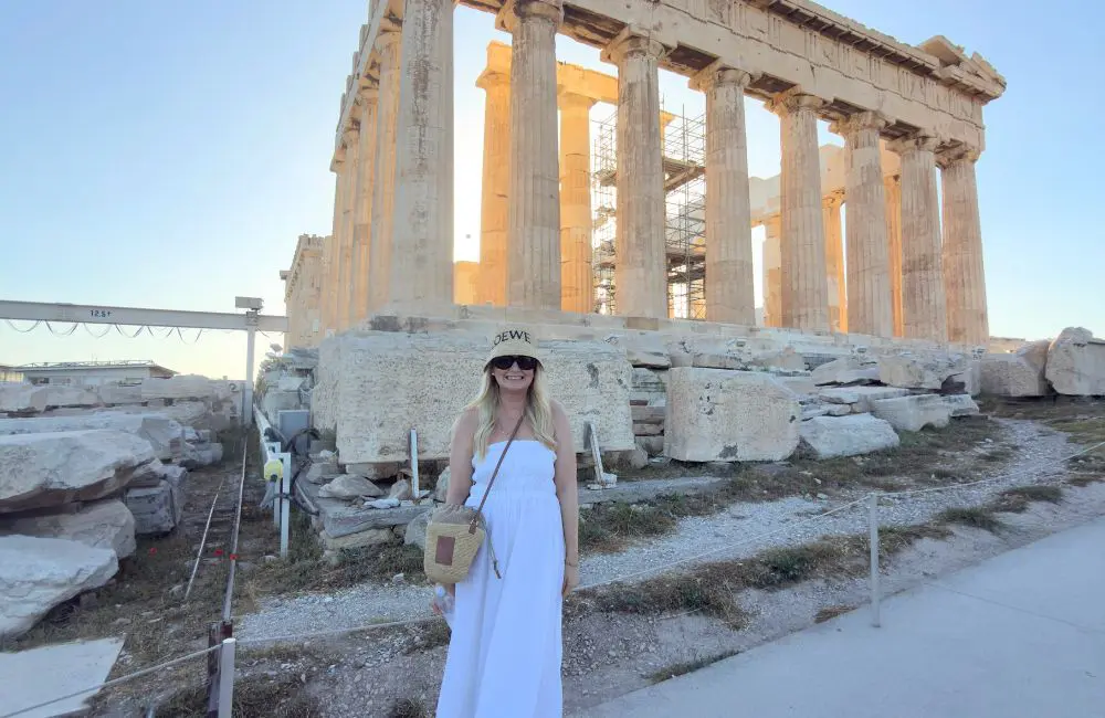 Travel Project founder Kadi Coyle on why a Greece famil ruined all other holidays 1 Travel Project founder Kadi Coyle at the Acropolis of Athens