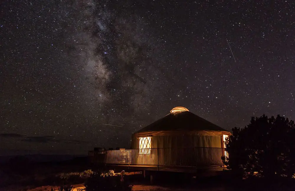 Utah eyes 2034 Winter Olympics with flurry of upgraded visitor experiences you can enjoy now 7 Yurt under the stars at Dead Horse Point State Park – the first Utah state park to achieve IDA certification. Image: Visit Utah