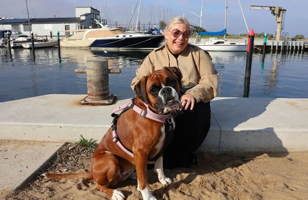 Tenille Hunt and her adored dog, Rocket