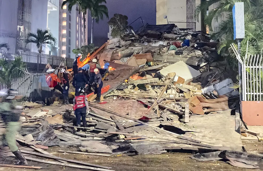 Rubble in Caracas after the quake. (Image FSTOPLIGHT / iStock)