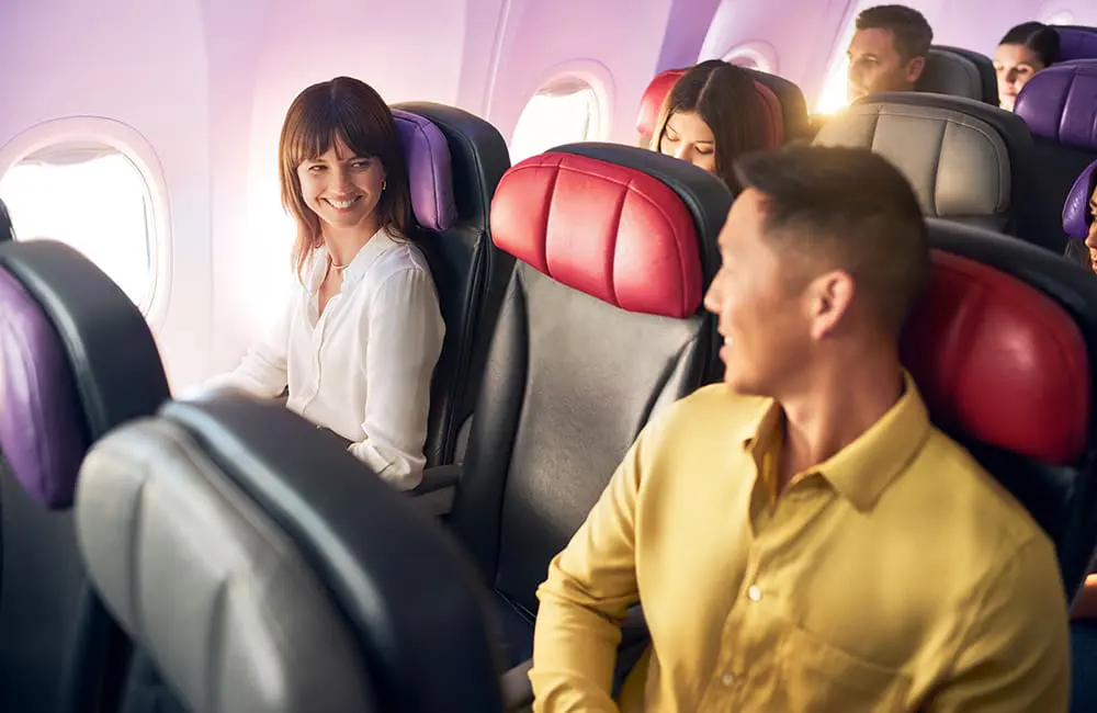 Virgin Australia is only Aussie airline to offer free same-day flight changes for Economy Flex flyers 2 Virgin Australia passengers on domestic Economy Flex airfare