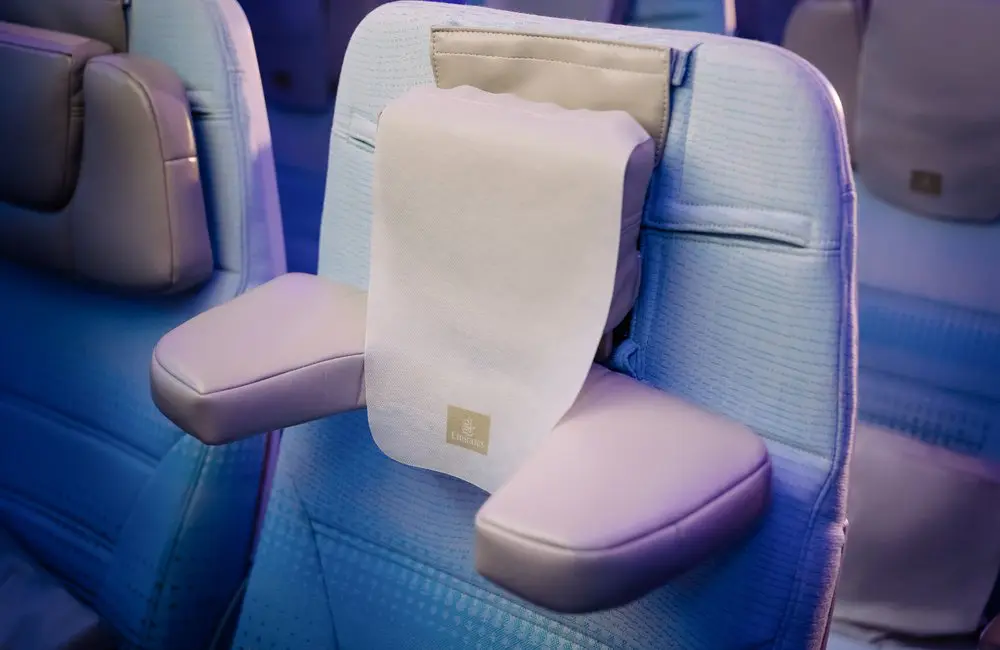 "No more neck pillows": Emirates rolls out world-first U-Dream headrest in economy cabins 1 Emirates rolls out world-first U-Dream headrest in economy.