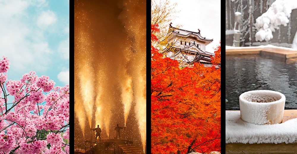 JAPAN HAS A COLOUR FOR EVERY SEASON OF THE YEAR, AND THEY'RE ALL RADIANT!