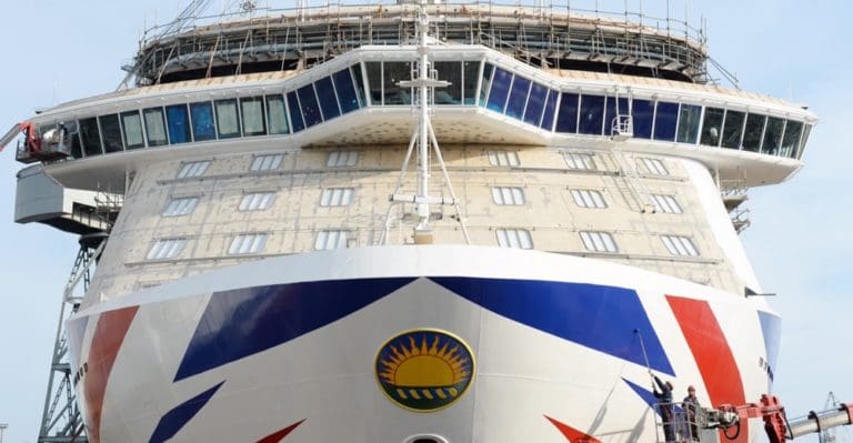 Britannia rules the waves…P&O Cruises new ship