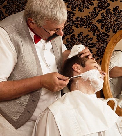 The top three greatest male shaves in the world