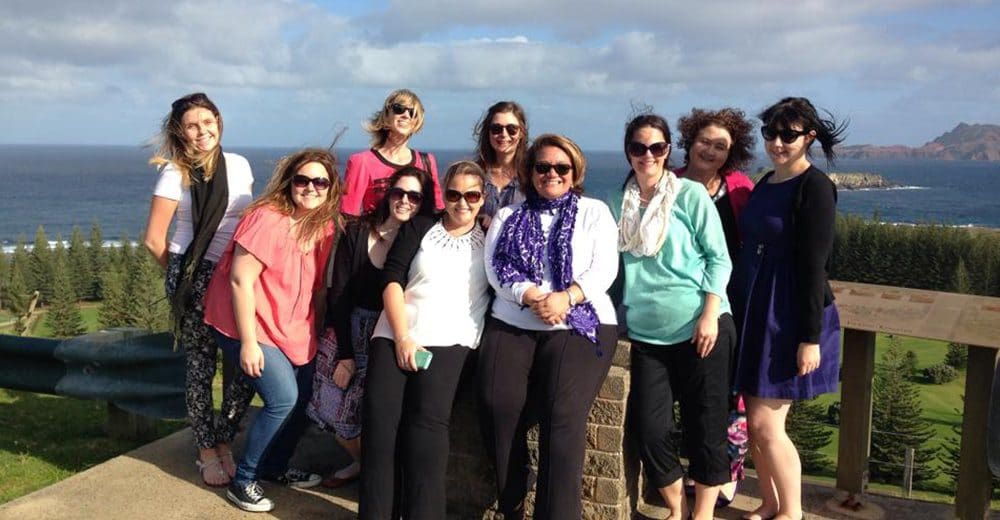 Infinity Holidays consultants off to Norfolk Island 