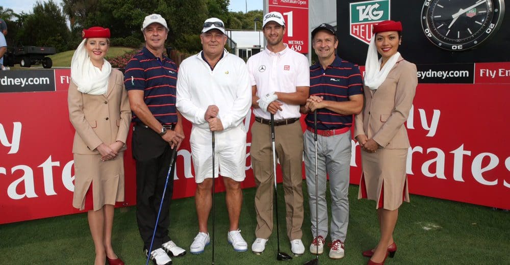Industry tees-off with golfing greats in Emirates Pro-Am