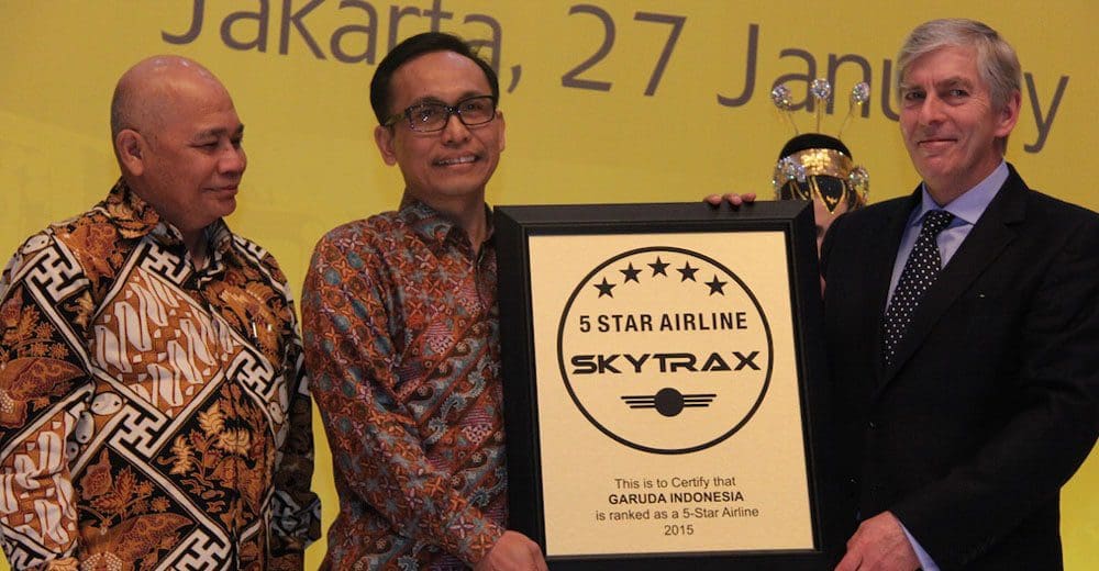 Garuda recognised as one of the world's best airlines