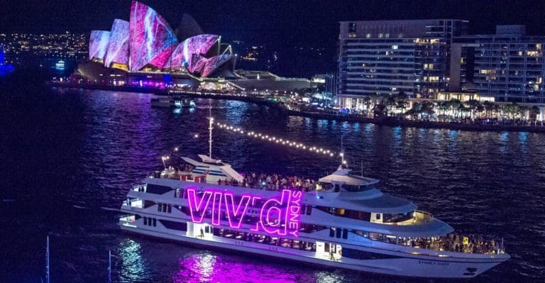 Captain Cook lights up for Vivid