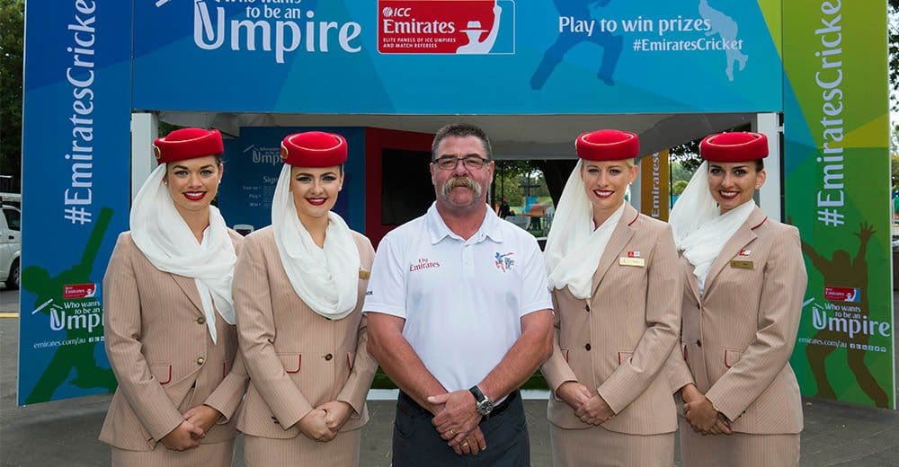 Emirates invites fans to step onto the field as an umpire