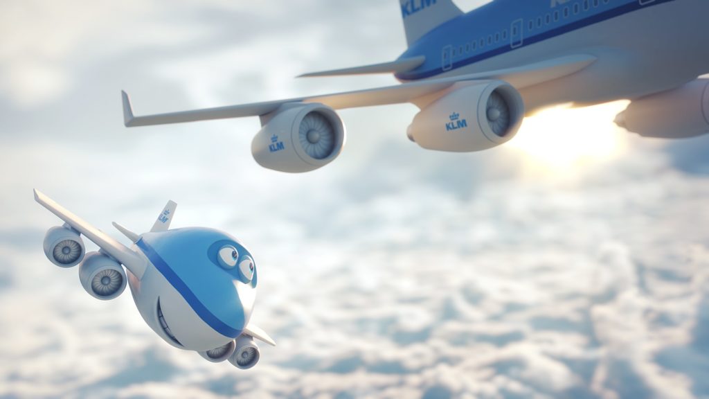 KLM's Bluey the movie takes off