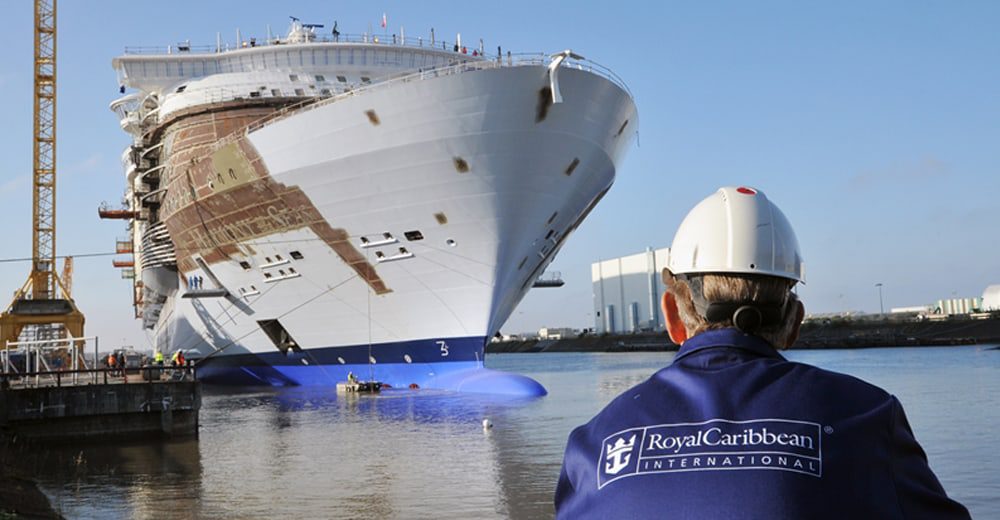First pics of the world's largest cruise ship