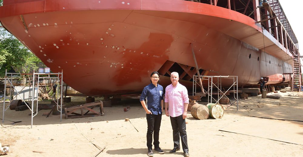 Luke Nguyen inspects APT's new ship