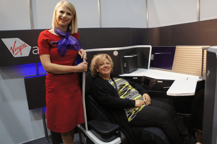 A competitive day at the TravelManagers Conference 20 Virgin Australia business class