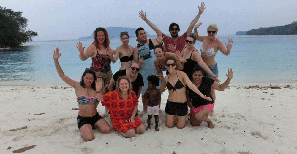 Consultants shown a good time on Infinity famil to Vanuatu