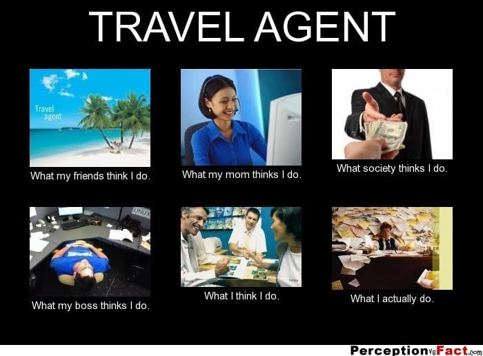 travel agency meme