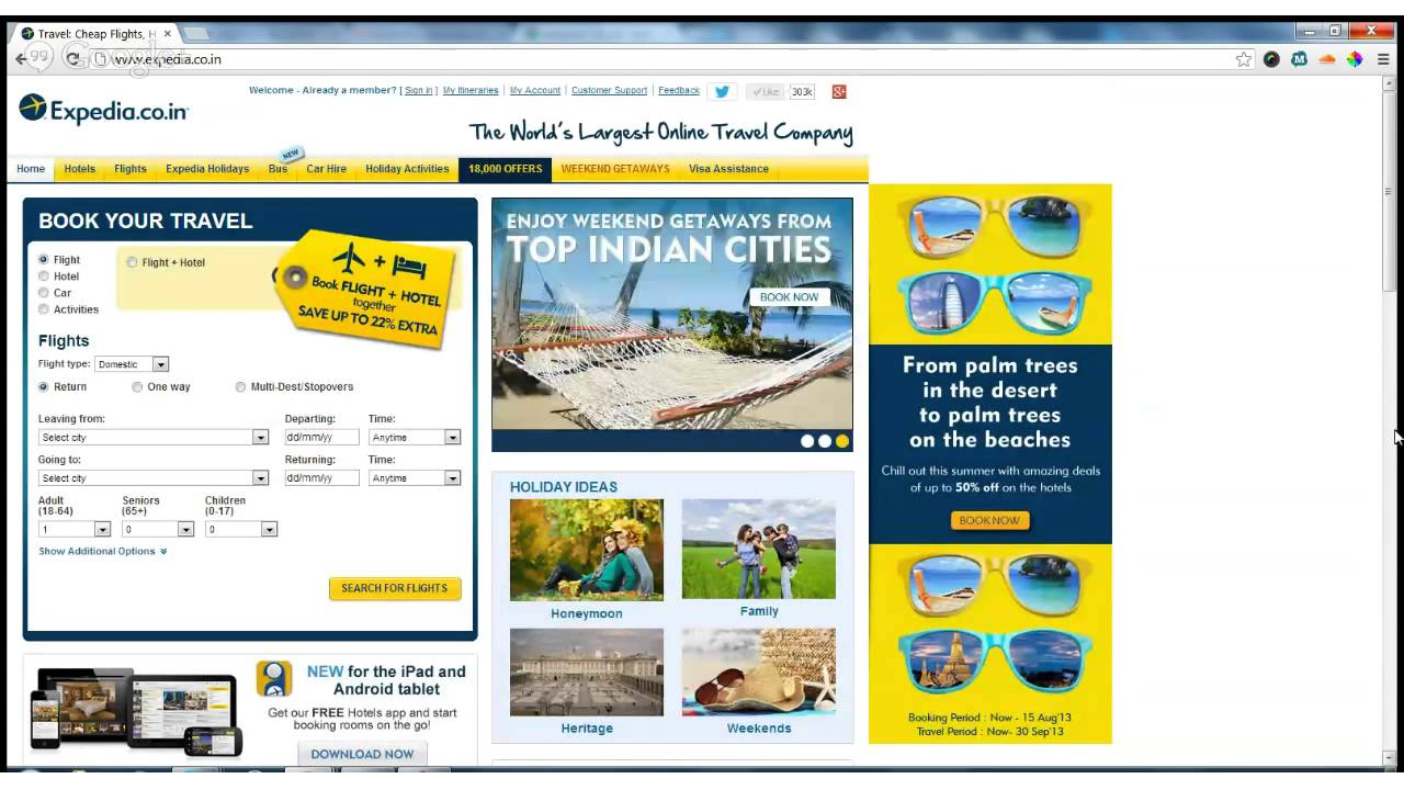 expedia travel agent portal