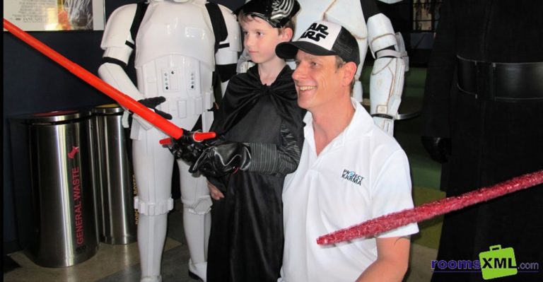 Travel Agents and their kids were treated to a Star Wars Spectacular
