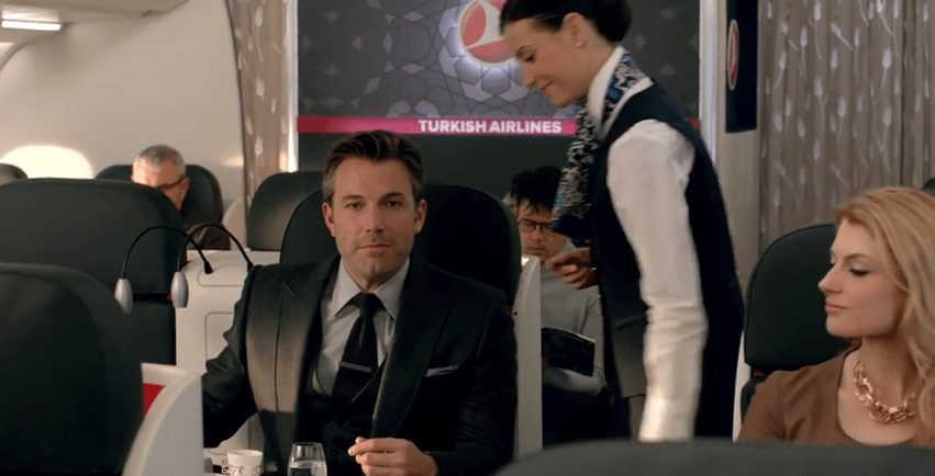Batman & Lex Luthor fly with Turkish Airlines