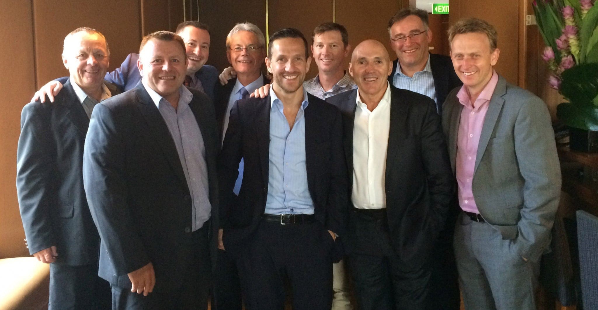 Cunard guests enjoy a special lunch at Aria March 2