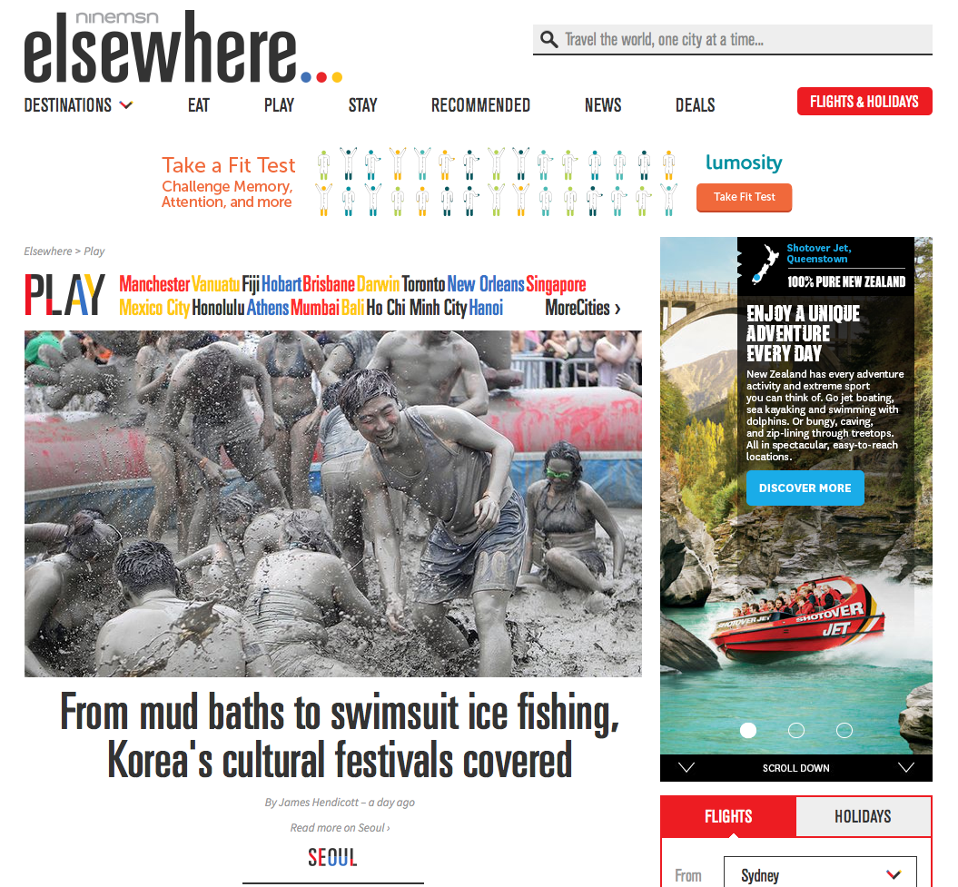 Flight Centre hooks up with Ninemsn for a new travel website 8 Ninemsn