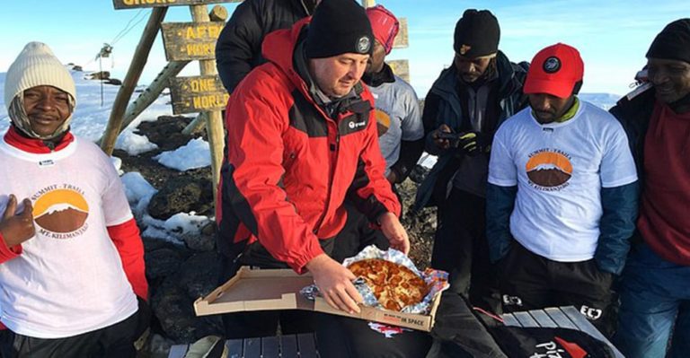 Pizza Hut summits Kilimanjaro to make a special delivery