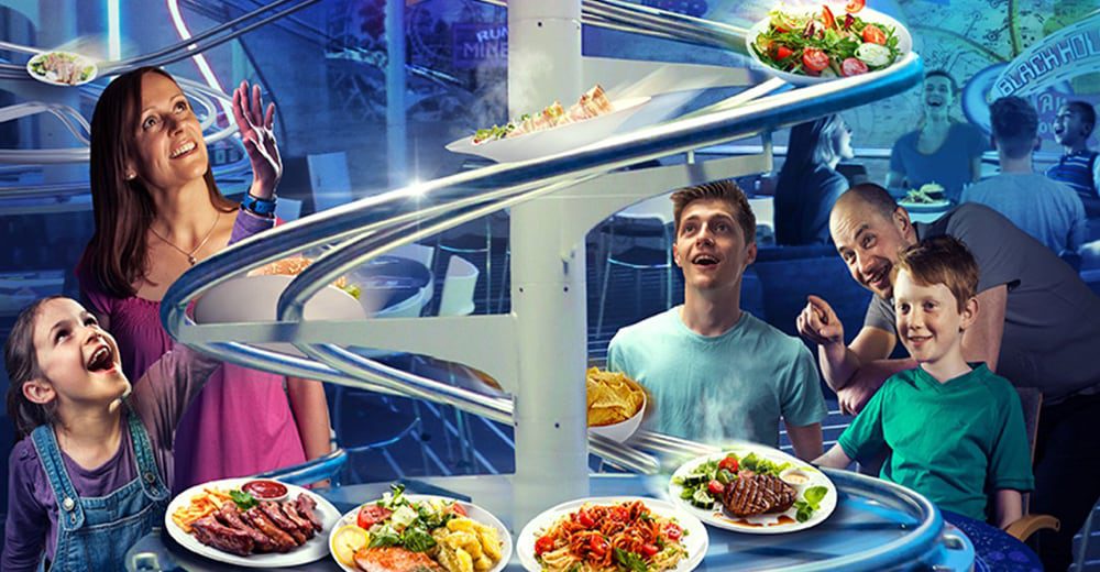 UK's first rollercoaster restaurant opens at Alton Towers