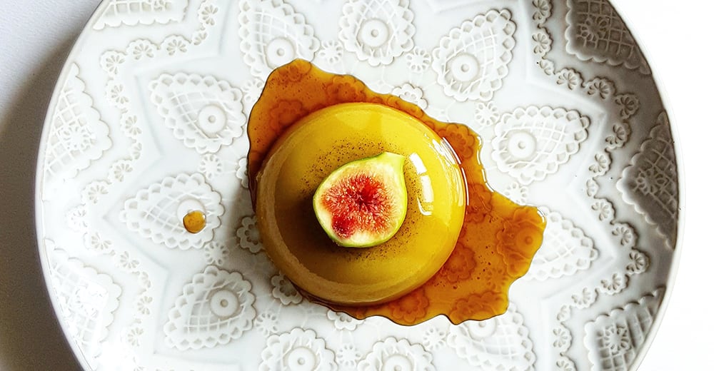 Try this awesome root'd spiced Panna Cotta