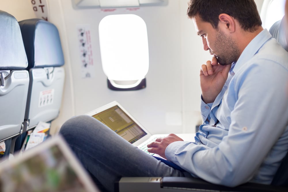 Business Traveller Plane Shutterstock
