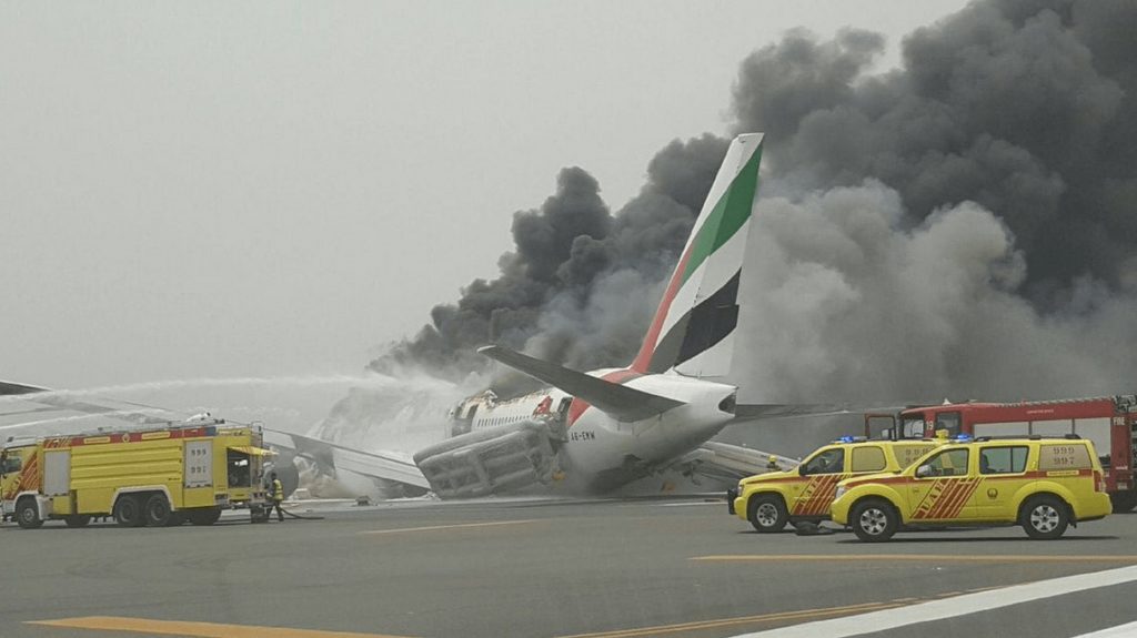 Emirates in 'recovery' mode after plane crash lands in Dubai