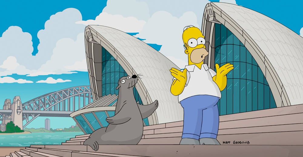 Homer Simpson gives Australia a lot of love, thanks us for Wolverine & Harley Quinn