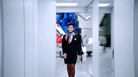 American Airlines' new safety video is so trippy, we love it 24 giphy-6