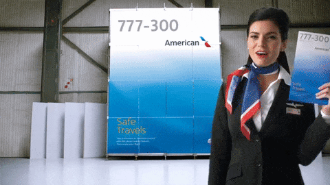 American Airlines' new safety video is so trippy, we love it 28 giphy-9