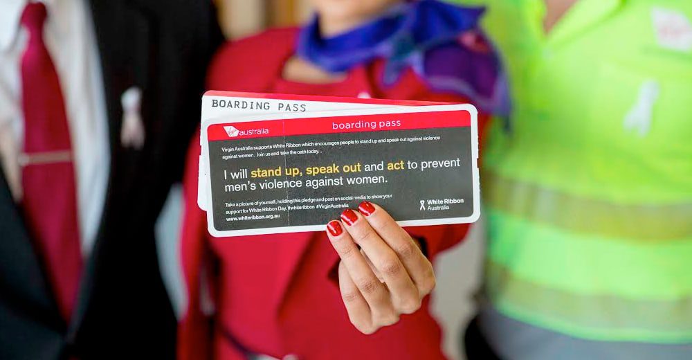 'Stand up, speak out!' Virgin Australia fights for women's safety in Australia